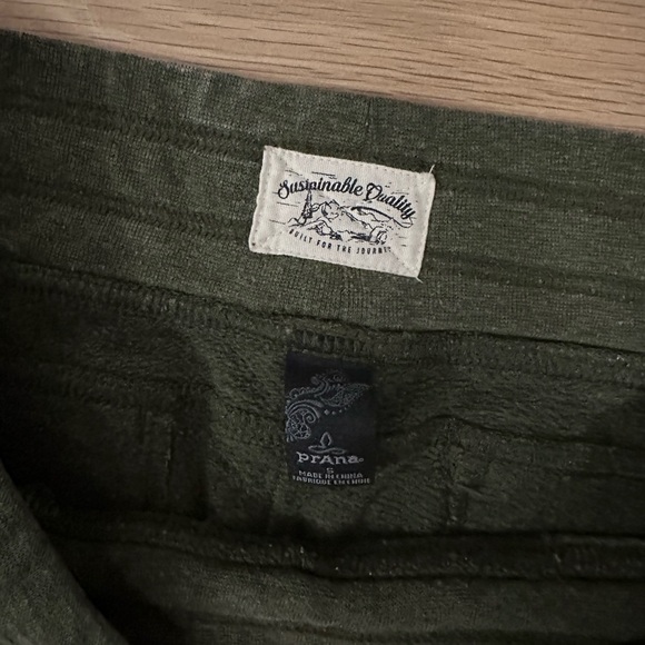 Prana Olive Green Jogger Pants - Picture 3 of 4